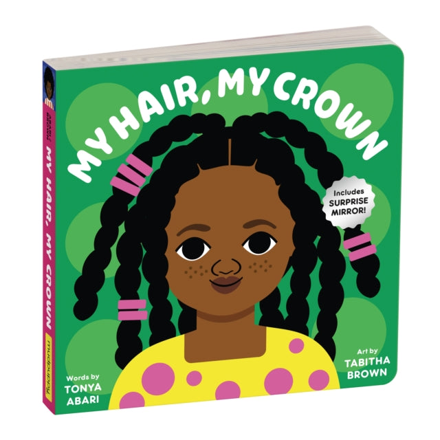 Binding: Special Bindings
Description: My Hair My Crown Board Book from Mudpuppy features sweet rhyming words and bold colorful illustrations that highlight a beautiful and diverse range of Black hairstyles.