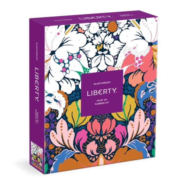 Binding: Kit
Description: Liberty London is known for its floral and graphic prints and the offering of innovative and eclectic designs and accessories. The Liberty Glastonbury Paint by Number Kit from Galison features one of Liberty's iconic patterns for a fun and mindful activity.