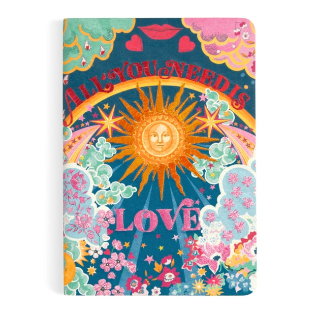 Binding: Notebooks, Journals, And Diaries
Description: The Liberty All You Need is Love B 5 Handmade Embroidered Journal features their colorful print originally developed for scarves inspired by hope love and community.