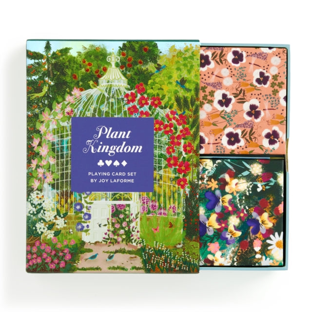 Binding: Toys & Hobbies
Title: Joy Laforme Plant Kingdom Playing Card Set
Author(s): Galison
Publisher: Galison
Barcode: 9780735381360
Publication Date: 1/16/2024
Category: Stationery Items
