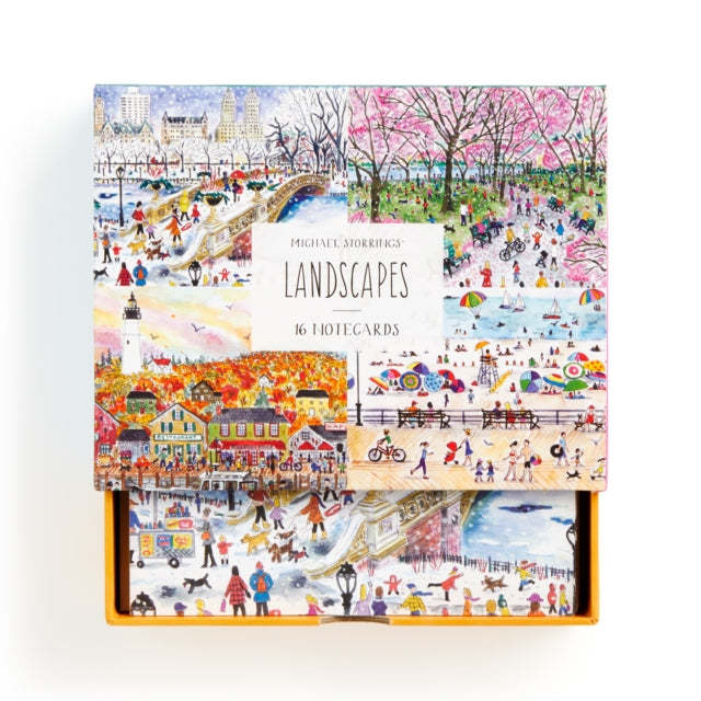 Binding: Specialty Items
Description: The Michael Storrings Landscapes Greeting Assortment Notecard Box features four seasons of picturesque city and coastal landscapes.