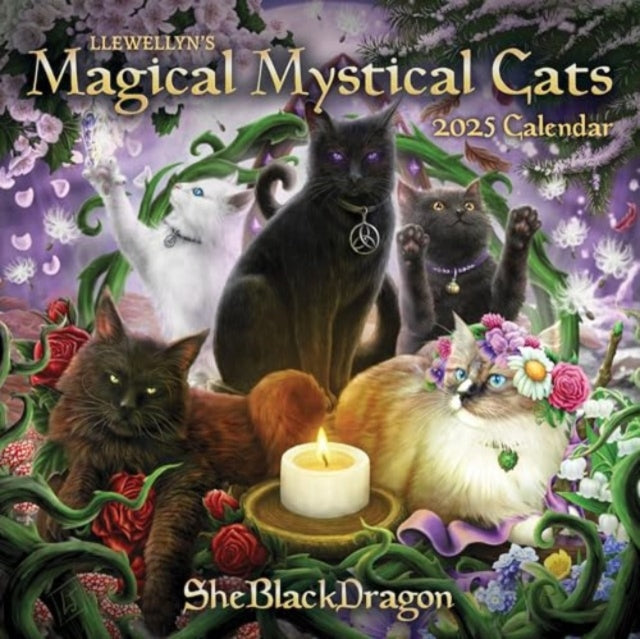 Binding: Calendars
Description: Fill Your Year with Formidable Feline Energy
Title: Llewellyn's 2025 Magical Mystical Cats Calendar
Author(s): Sheblackdragon
Publisher: Llewellyn Publications U. S.
