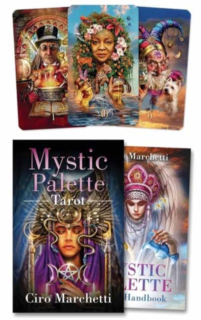Binding: Kit
Description: With splendid colour and exquisite detail renowned artist Ciro Marchetti turns traditional Rider - Waite - Smith imagery into a launchpad for your creative expression.
Title: Mystic Palette Tarot Kit
Author(s): Marchetti Ciro
Publisher: Llewellyn Publications U. S.