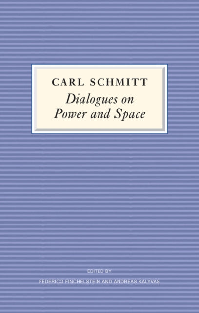 Binding: Paperback
Description: Written in the early stages of the Cold War by one of the most controversial political and legal thinkers of the twentieth century Carl Schmitt's two short dialogues on power and space bring together several dimensions of his work in new ways.