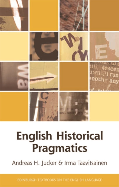 Binding: Paperback
Description: A guide to historical pragmatics in English studies. It gives students a grounding in historical pragmatics and teaches the methodology needed to analyse language in social cultural and historical contexts.