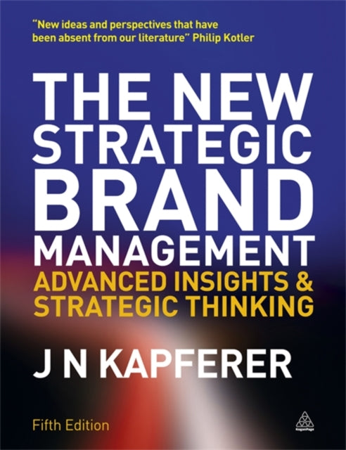 Binding: Paperback
Description: Develop your understanding of brand management and strategic brand thinking with this essential definitive reference source designed for both professionals and students.