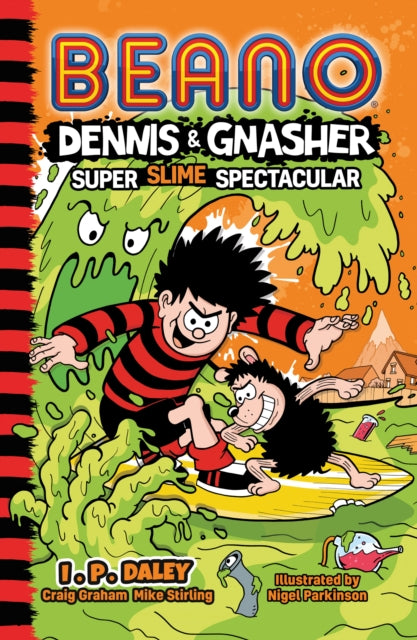 Binding: Paperback
Description: Dennis and Gnasher are back for another adventure. What could possibly go wrong when Dennis Gnasher and their classmates undertake a risky experiment to create the ultimate slime? Everything! Join the gang in a race against slime to save Beanotown.