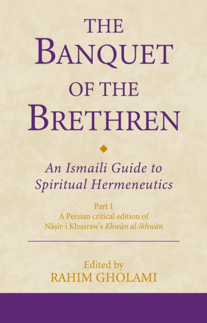 Binding: Paperback
Description: I. B. Tauris in association with the Institute of Ismaili Studies The Ismaili missionary and poet Nasir - i Khusraw (d. after 1070) wrote Khwan al - ikhwan (The Banquet of the Brethren) when he was living in his remote mountain refuge of Yumgan in Badakhshan.