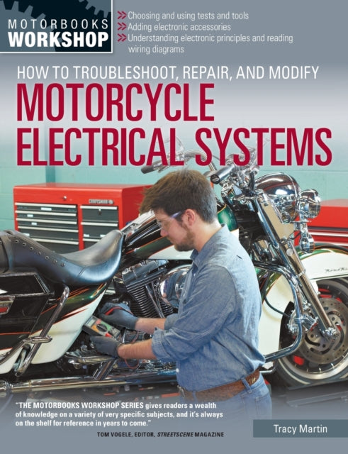 Binding: Paperback
Description: In How to Troubleshoot Repair and Modify Motorcycle Electrical Systems motorcycle expert Tracy Martin provides crystal - clear fully illustrated step - by - step instructions for every electrical repair imaginable on a bike.