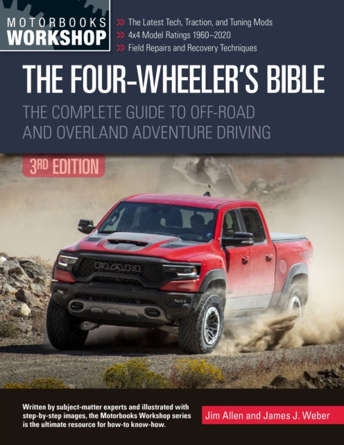 Binding: Paperback
Description: If you have a hankering for the sand and mud this thoroughly updated edition of The Four - Wheeler's Bible is your ultimate resource for overland adventures both close to home and farther afield.