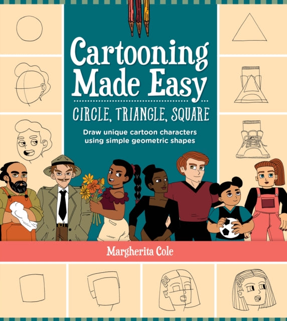 Binding: Paperback
Description: Cartooning Made Easy: Circle Triangle Square shows you how to use basic shapes to illustrate cute cartoon characters animals facial features objects and more.