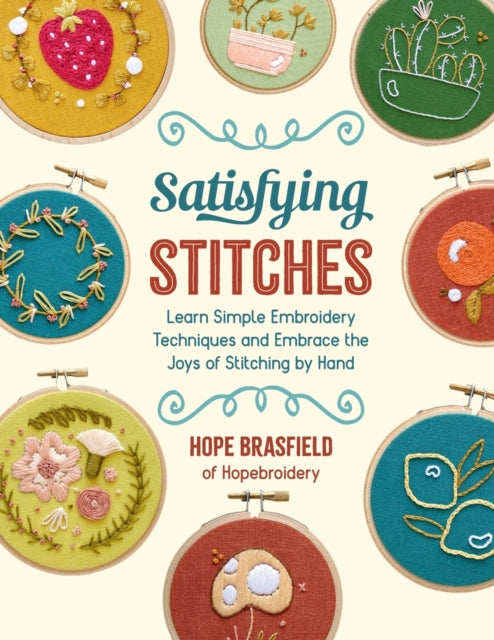 Binding: Paperback
Description: Discover the creative satisfaction and stress - relieving benefits of embroidery while stitching fun modern vibrant designs such as flowers plants animals landscapes and celestial scenes.