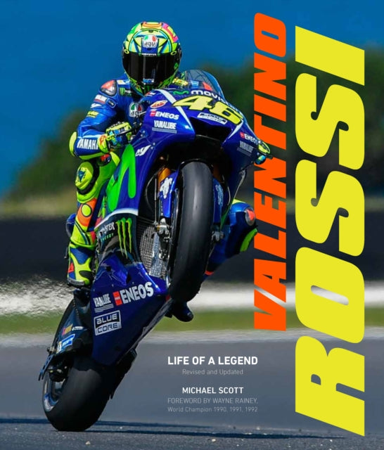 Binding: Hardcover
Description: This visual biography explores the legendary career of motorcycle racer Valentino Rossi including his victories rivalries and racing class transitions across Aprilia Honda Yamaha and Ducati race bikes.