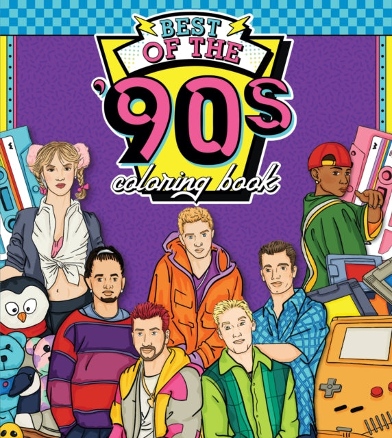 Binding: Paperback
Description: Color your way through 1990s pop culture with Best of the 90s Coloring Book! Mix coloring with nostalgia and you have an upbeat activity book that is also therapeutic for a fun and relaxing escape from life's stresses.