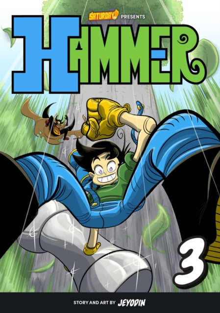 Binding: Paperback
Description: In Hammer Volume 3, our hero Stud has teleported to the Jungle Kingdom. After finding an ally from a previous adventure his bag is stolen.