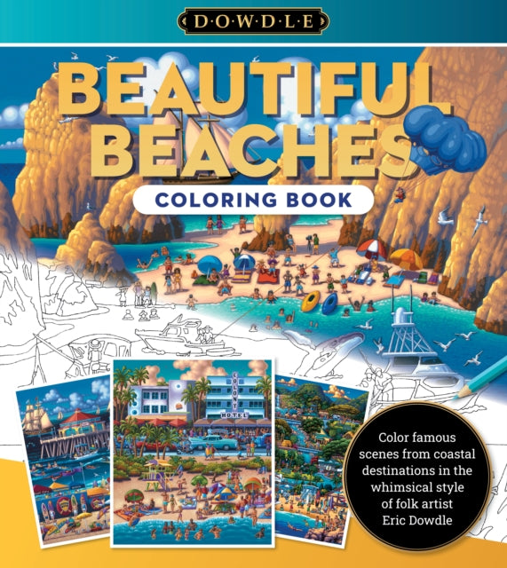 Binding: Paperback
Description: Embark on a coloring journey through famous coastal cities and destinations led by the enchanting folk art of Eric Dowdle. Folk artist Eric Dowdle is well - known for his brightly colored paintings of famous cities and landmarks from around the world.