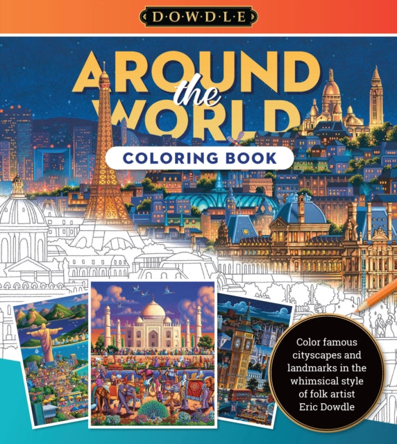 Binding: Paperback
Description: Embark on a coloring journey through some of the most iconic cities around the world led by the enchanting folk art of Eric Dowdle. Folk artist Eric Dowdle is well - known for his brightly colored paintings of famous cities and landmarks from around the world.