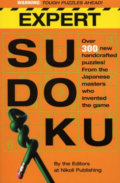 Binding: Paperback
Description: The Sudoku craze continues! And now players are ready for a real challenge. Ready to take it up a notch? This title features over 300 challenging puzzles created by hand by Nikoli the Japanese company that originated Sudoku.