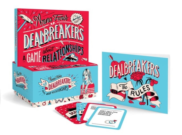 Binding: Multiple Components
Description: Based on Anna Faris's hit podcast Unqualified Dealbreakers is an irreverent party game that explores what happens in a romantic relationship after that initial swipe right.