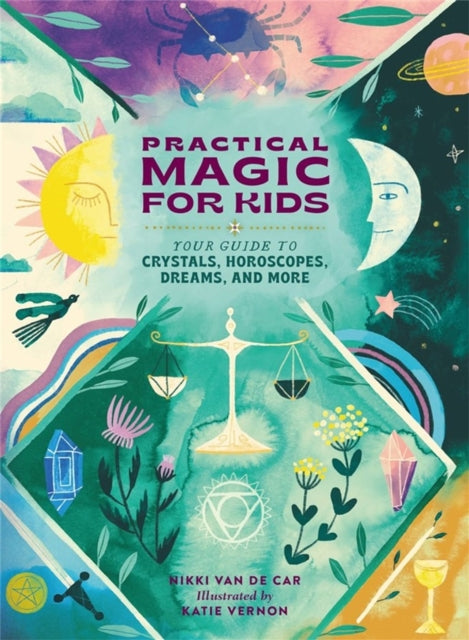 Binding: Hardcover
Description: From sparkly crystals and healing plants to the constellations that move across the night sky the world is full of magic! In Practical Magic for Kids author Nikki Van De Car teaches readers ages eight to twelve about the magic all around them.