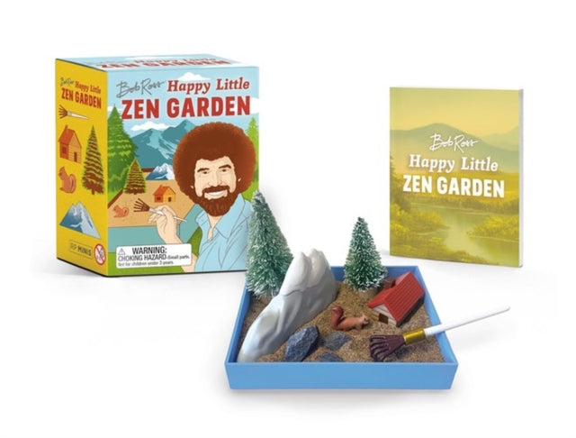 Binding: Multiple Components
Description: Looking for a mini mindful escape? Just as the Joy of Painting star inspires calm and relaxation with his art this original Zen garden inspired by Bob Ross is certain to relieve everyday stress.