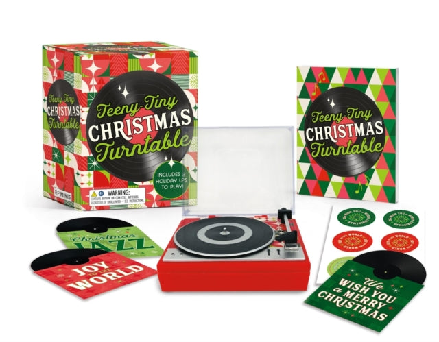 Shiverdecker Matt - Teeny - Tiny Christmas Turntable Includes 3 Holiday Lps To Play!