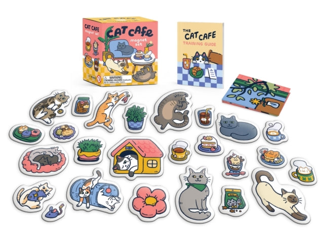 Stuart Alasdair - Cat Cafe Magnet Set Meow!