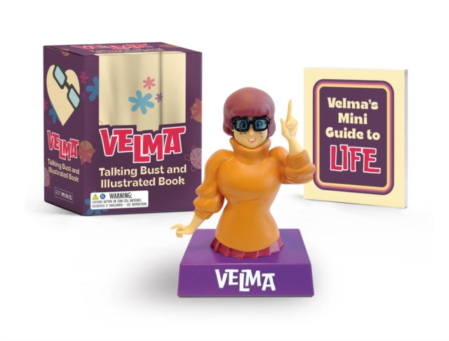 Binding: Multiple Components
Description: Jinkies! Display your love for Velma Dinkley pop culture's favorite nerd and mystery - solving gal with this officially licensed Velma talking bust.
