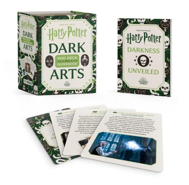 Binding: Multiple Components
Description: Explore the mysterious world of the Dark Arts within the Wizarding World with this unique officially licensed Harry Potter Dark Arts Mini Deck and Guidebook.