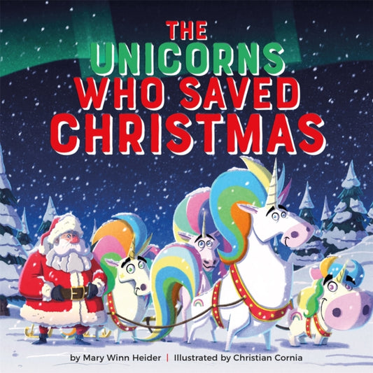 Binding: Hardcover
Description: In this delightful and hilarious holiday picture book can a troop of unicorns really save Christmas? It's Christmas Eve and Santa's reindeer are sick with the chicken pox. They can't pull his sleigh so Santa needs some serious help.