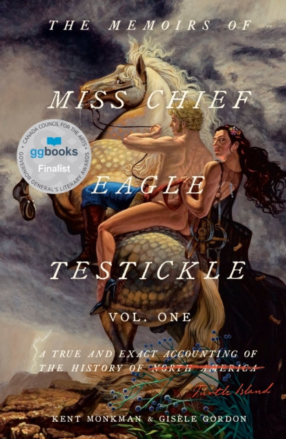 Binding: Hardcover
Description: For decades the singular and provocative paintings by Cree artist Kent Monkman have featured a recurring character - an alter ego of sorts a shape - shifting time - travelling elemental being named Miss Chief Eagle Testickle.