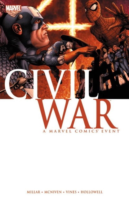 Binding: Paperback
Description: Select Guide Rating
Title: Civil War
Brand: Marvel Comics
Barcode: 9780785121794
Pages: 208 Pages, 1 Illustrations, Unspecified
Publication Date: 5/25/2010
Category: Graphic Novels: Superheroes & Super-Villains
