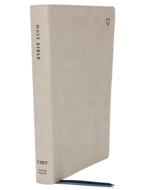 Binding: Special Bindings
Description: The NET Thinline Bible is ready to go when you are. Easy to carry and thin enough to tuck into a backpack briefcase or purse this portable edition of the Holy Bible remains exceptionally readable thanks to Thomas Nelson's exclusive NET Comfort Print typeface.