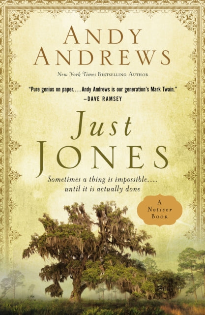 Binding: Hardcover
Description: From New York Times bestselling author Andy Andrews comes the return of one of our favorite characters: Jones the Noticer whose wise stories have comforted and guided millions of readers. In this third volume of The Noticer series navigate the hope that the impossible can come true.