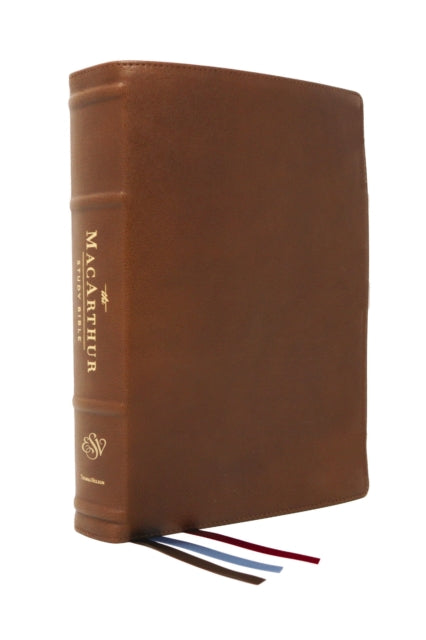 Binding: Special Bindings
Description: John Mac Arthur's exhaustive study notes provide access to over 50 years of ministry to aid in a better understanding of God's word.