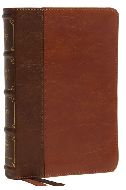 Binding: Special Bindings
Description: A small hand - sized NKJV Bible designed with clear Scripture text and elegant materials to honor God's Word. The N KJV Compact Maclaren Series Bible is the perfect size to take with you wherever you go.