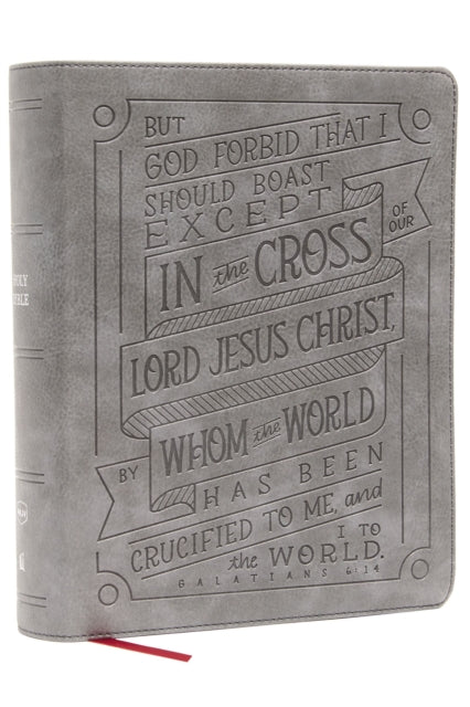 Binding: Special Bindings
Description: Engage with Scripture on a deeper level with this Bible that contains line margins for reflecting and extensive cross - references to expand your knowledge and love of God's Word.
