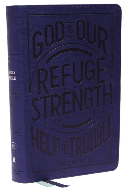 Binding: Special Bindings
Description: Crafted to be an easy - to - carry large print Bible with cross references and striking verse imprinted on the cover allows this Bible to be an ideal choice to take with you wherever you go.