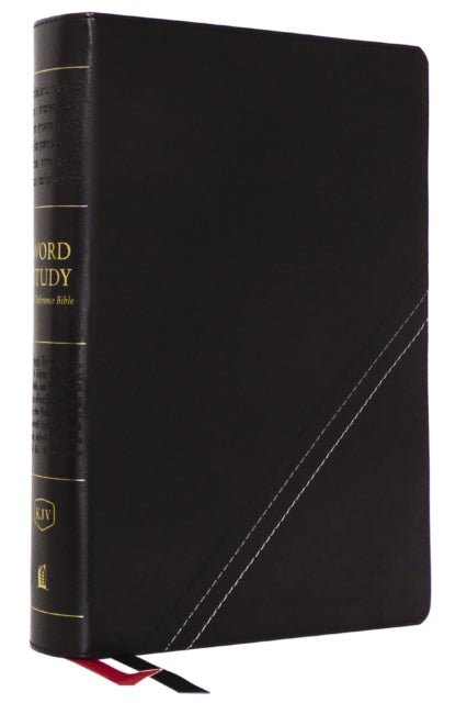 Binding: Special Bindings
Description: The KJV Word Study Reference Bible balances deep study of the biblical languages with clear application to help transform the way you live. Uncover a wealth of meaning in Scripture with more than 2000 Greek and Hebrew word studies.