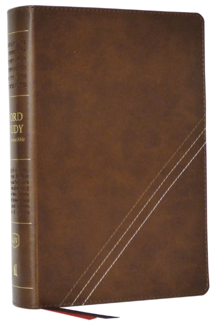 Binding: Special Bindings
Description: The KJV Word Study Reference Bible balances deep study of the biblical languages with clear application to help transform the way you live. Uncover a wealth of meaning in Scripture with more than 2000 Greek and Hebrew word studies.