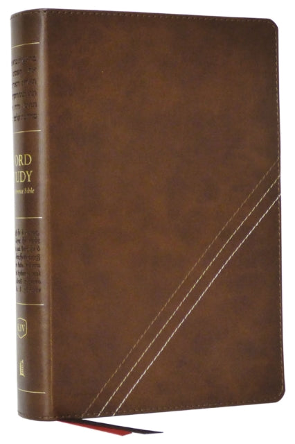 Binding: Special Bindings
Description: The KJV Word Study Reference Bible balances deep study of the biblical languages with clear application to help transform the way you live. Uncover a wealth of meaning in Scripture with more than 2000 Greek and Hebrew word studies.
