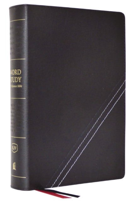 Binding: Special Bindings
Description: The KJV Word Study Reference Bible balances deep study of the biblical languages with clear application to help transform the way you live. Uncover a wealth of meaning in Scripture with more than 2000 Greek and Hebrew word studies.