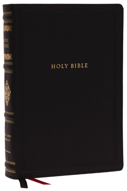 Binding: Special Bindings
Description: This beautiful wide margin edition honors the legacy of the King James Version Bible in a convenient size with essential study tools and traditional red - letter text for the Words of Christ.