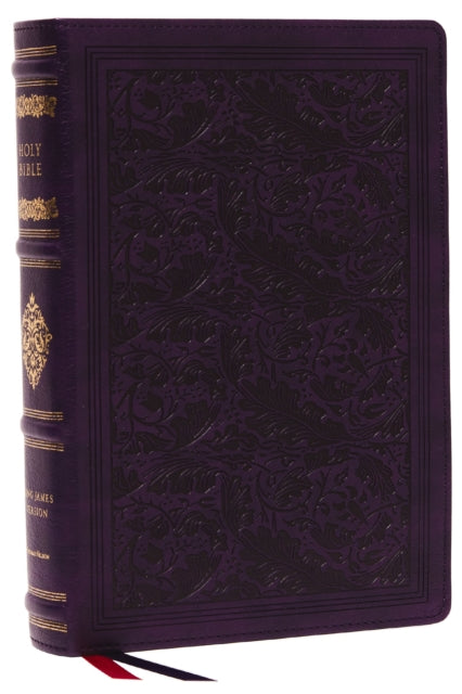 Binding: Special Bindings
Description: This beautiful wide margin edition honors the legacy of the King James Version Bible in a convenient size with essential study tools and traditional red - letter text for the Words of Christ.