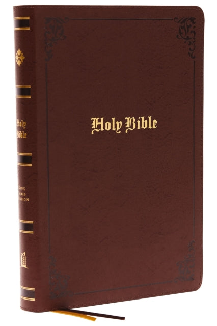 Binding: Special Bindings
Description: This classic large print KJV Bible includes center - column references and uses Thomas Nelson's exclusive KJV Comfort Print type which was designed to be the most readable at any size.