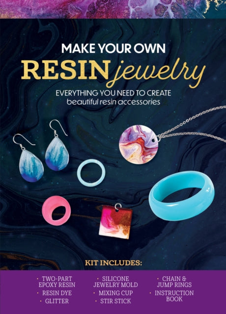 Binding: Kit
Description: Make Your Own Resin Jewelry includes all the instructions and materials you need to create personalized resin jewelry for yourself or to give as gifts.