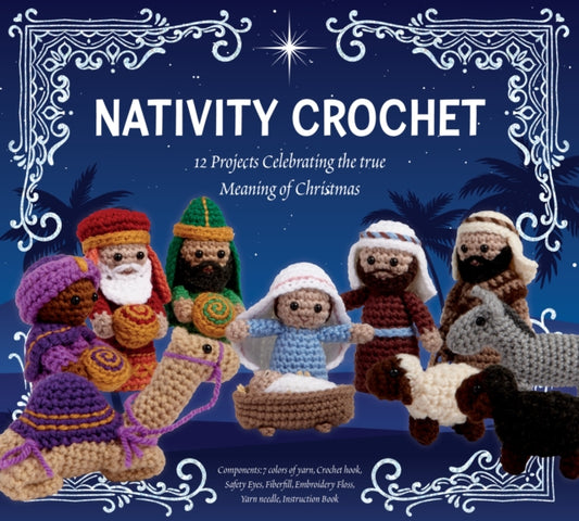 Binding: Kit
Description: Grab your crochet hook and get into the holiday spirit with Nativity Crochet. This kit includes 12 patterns and the supplies you need to make Mary and Baby Jesus. Learn how to crochet Mary Joseph and the Baby Jesus along with all those there to celebrate his birth.