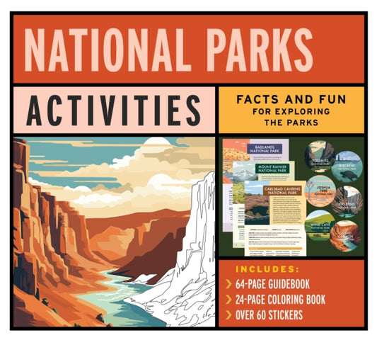 Binding: Kit
Description: Discover the wonders of the US National Park System with this fun activity kit that includes a guidebook coloring book and stickers! Planning a vacation is time consuming and often overwhelming. Taking a vacation can be even more so.
