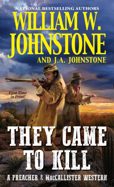 Binding: Paperback
Description: Johnstone Justice. Double Barreled. When a legendary frontiersman teams up with a legendary mountain man the wild west will never be the same. But first they ve got to live up to their legends or die trying THEY CAME TO KILL There are some things in this world that can t be stopped.
