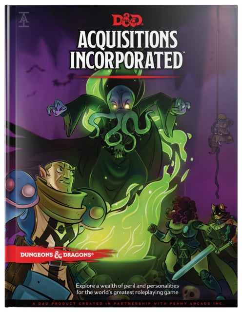 Binding: Hardcover
Description: Explore a wealth of peril and personalities in this campaign book for the world's greatest roleplaying game Dungeons & Dragons. Acquisitions Incorporated is a different flavor of Dungeons & Dragons. A fifth edition D& D book created in partnership with Penny Arcade Inc.